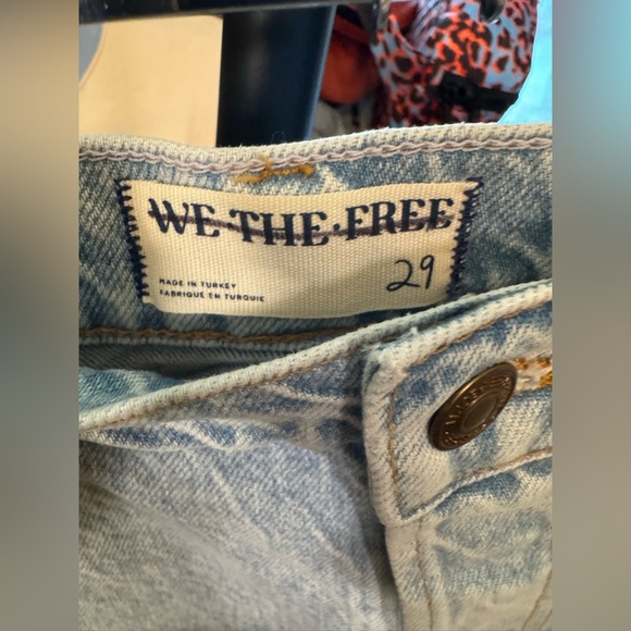 NWOT Free People We the Free Zane Relaxed Slim Straight Jeans - Aegean Blue - 29 - Picture 10 of 10